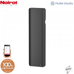 Radiateur Fonte NOIROT DOOK 1000W Vertical gris anthracite connecté NEN3373TCHS