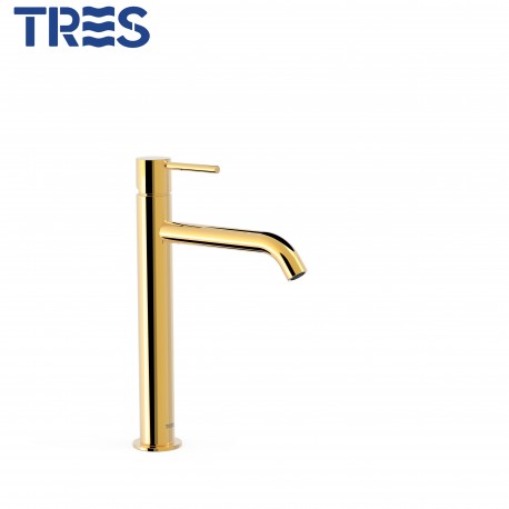 Mitigeur lavabo Doré Study Exclusive - TRES 26230701OR