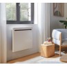 Radiateur Aluminium NOIROT sensual 750W horizontal blanc connecté NEN2482SEEC