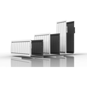 Radiateur Fonte NOIROT CALIDOO 1500W Vertical gris anthracite connecté NEN3025SEHS