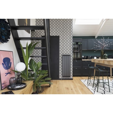 Radiateur Fonte NOIROT CALIDOO 1500W Vertical gris anthracite connecté NEN3025SEHS