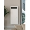 Radiateur Aluminium NOIROT SENSUAL 1500W vertical blanc connecté NEM2495SEEC