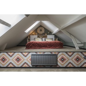 Radiateur Fonte NOIROT CALIDOO 1500W Bas gris anthracite connecté NEN3035SEHS