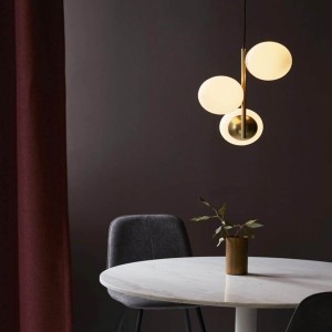 Suspension métal et verre blanc opalin LILLY - Nordlux 48603035