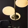 Suspension métal et verre blanc opalin LILLY - Nordlux 48603035