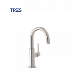 Mitigeur de lavabo Acier Study Exclusive - TRES 26290403AC