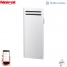 Radiateur Aluminium NOIROT SENSUAL 1000W vertical blanc connecté NEM2493SEEC