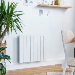 Radiateur Fonte NOIROT BELADOO 750W horizontal blanc connecté NEN1682SEEC