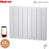 Radiateur Fonte NOIROT BELADOO 1500W horizontal blanc connecté NEN1685SEEC