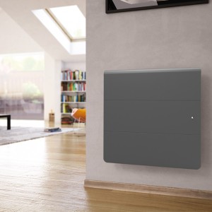 Radiateur Fonte INTUIS AXOO 750W horizontal gris anthracite connecté NEN3072SEHS