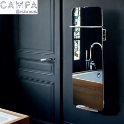 Sèche-serviettes électrique soufflant Reflet 1000W Campaver-bains Ultime - CAMPA CVUC10MIRE