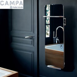 Sèche-serviettes électrique soufflant Reflet 1200W Campaver-bains Ultime - CAMPA CVUC12MIRE