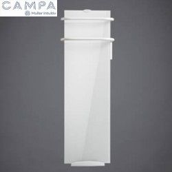 Sèche-serviettes électrique soufflant CAMPA Campaver-bains Select Lys Blanc 1000W CVSC10BCCB