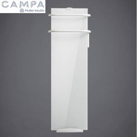 Sèche-serviettes électrique soufflant CAMPA Campaver-bains Select  Lys Blanc 1600W CVSC16BCCB
