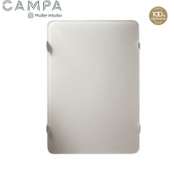 Radiateur électrique étroit vertical CAMPAVER ultime dépoli blanc 1100 W CMEC11VBCBM