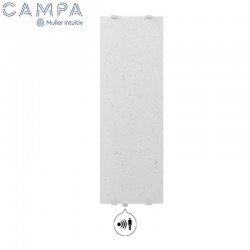 Radiateur électrique NATURAY Select Etroit Vertical Blanc de Lave 1600W - CAMPA NESC16VBCL