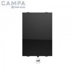 Radiateur électrique CAMPAVER Select Vertical Noir Astrakan 1000W - CAMPA CMSC10VSEPB
