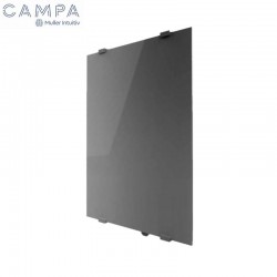 Radiateur électrique CAMPAVER Select Vertical Métal Look 1000W - CAMPA CMSC10VMETL