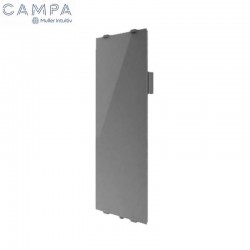 Radiateur électrique CAMPAVER Select Etroit Vertical Métal Look 1600W - CAMPA CSEC16VMETL
