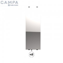 Radiateur électrique CAMPAVER Select Etroit Vertical Reflet 1100W - CAMPA CSEC11VMIRE