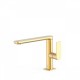 Mitigeur lavabo Or Mat bec 35x15 mm - TRES 20020501OM