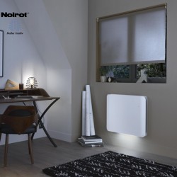 Radiateur Fonte NOIROT DOOK 1500W horizontal blanc connecté NEN3365TCEC