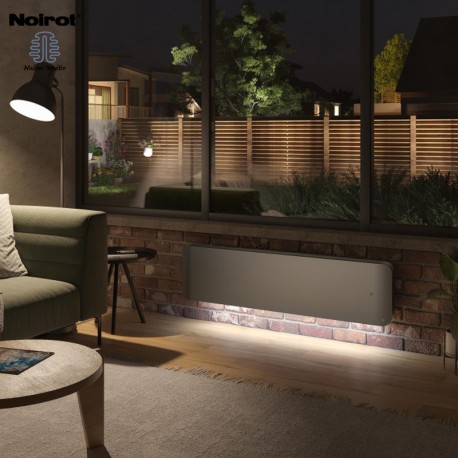 Radiateur Fonte NOIROT DOOK 1500W Bas blanc connecté NEN3385TCEC
