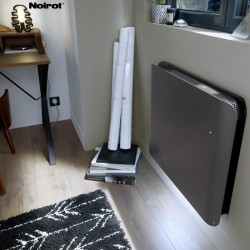 Radiateur Fonte NOIROT DOOK 1250W horizontal gris anthracite connecté NEN3364TCHS