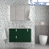 Meuble de salle de bain UNIIQ 900 ROYAL GREEN droite 1 porte et 2 tiroirs - 83119 SALGAR