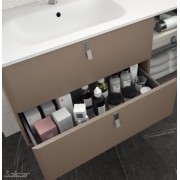 Meuble de salle de bain UNIIQ 1200 droite MOKA MAT  - SALGAR 24630 