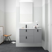 Meuble de salle de bain UNIIQ 1200 droite HUMO  - SALGAR 24632 