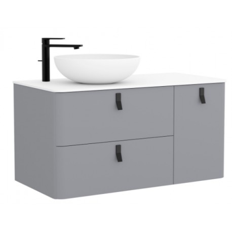 Meuble de salle de bain UNIIQ 1200 droite HUMO  - SALGAR 24632 