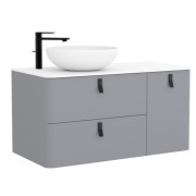 Meuble de salle de bain UNIIQ 1200 droite HUMO  - SALGAR 24632 