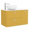 Meuble de salle de bain UNIIQ 1200 droite SOL - SALGAR 24635 24635SALGAR