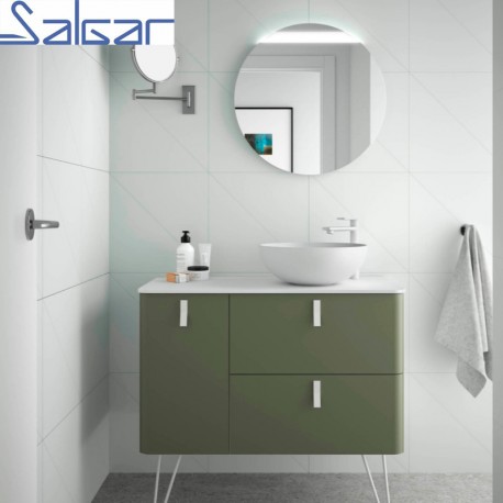 Meuble de salle de bain UNIIQ 1200 gauche BOSQUE - SALGAR 24690