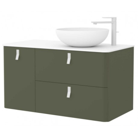 Meuble de salle de bain UNIIQ 1200 gauche BOSQUE  - SALGAR 24690