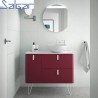 Meuble de salle de bain UNIIQ 1200 gauche GRANATE - SALGAR 24683