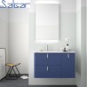 Meuble de salle de bains 1200 Droit Azul Altamar UNIIQ - SALGAR 24641