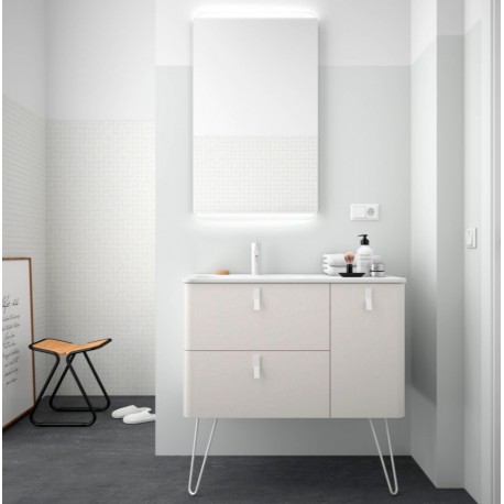 Meuble de salle de bain UNIIQ 900 droite NATA  - SALGAR 24605 