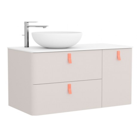 Meuble de salle de bain UNIIQ 900 droite NATA  - SALGAR 24605 