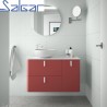 Meuble de salle de bain UNIIQ 1200 droite ROJO - SALGAR 24638 