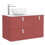 Meuble de salle de bain UNIIQ 1200 droite ROJO  - SALGAR 24638 
