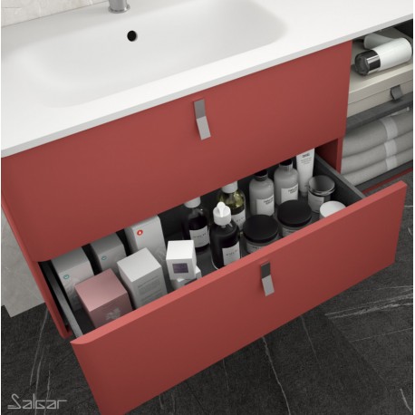 Meuble de salle de bain UNIIQ 1200 droite ROJO  - SALGAR 24638 