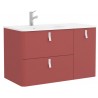 Meuble de salle de bain UNIIQ 1200 droite ROJO - SALGAR 24638 