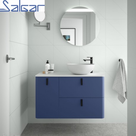 Meuble de salle de bain UNIIQ 900 gauche AZUL ALTAMAR - SALGAR 24663 