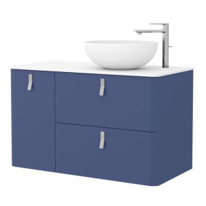 Meuble de salle de bain UNIIQ 900 gauche AZUL ALTAMAR  - SALGAR 24663 