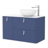 Meuble de salle de bain UNIIQ 900 gauche AZUL ALTAMAR - SALGAR 24663 