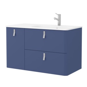 Meuble de salle de bain UNIIQ 900 gauche AZUL ALTAMAR  - SALGAR 24663 
