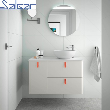 Meuble de salle de bains 1200 Gauche Nata UNIIQ - SALGAR 24671