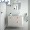 Meuble de salle de bain 1200 Gauche Nata UNIIQ - SALGAR 24671